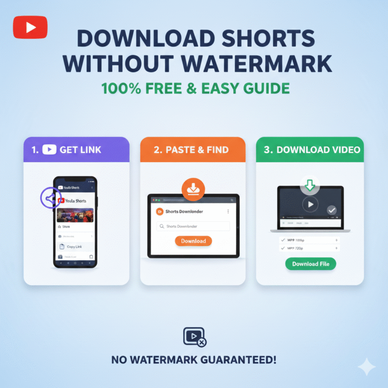 Download Shorts Without Watermark: 100% Free & Easy Guide  