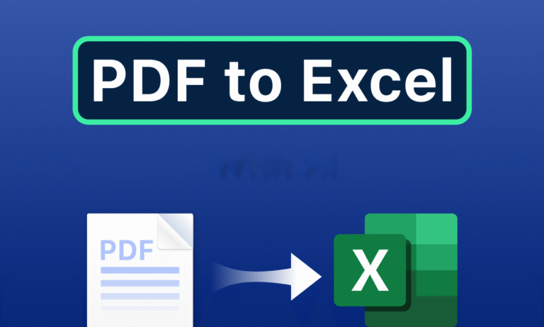 PDF to Excel
