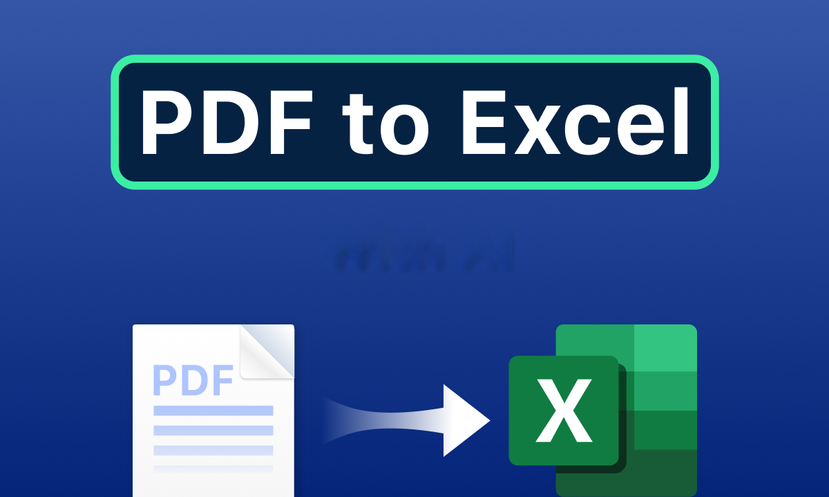 PDF to Excel