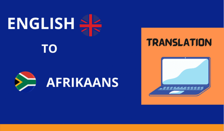 English to Afrikaans