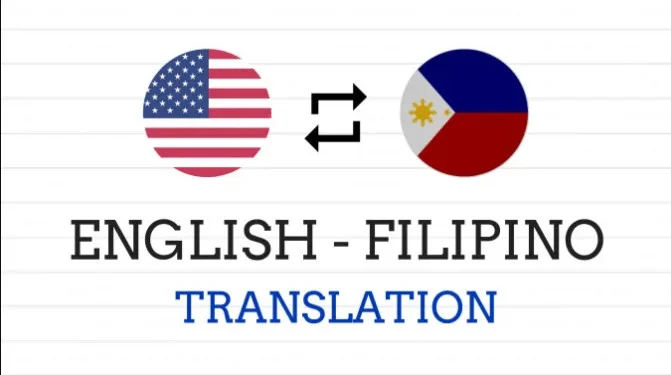 English to Filipino